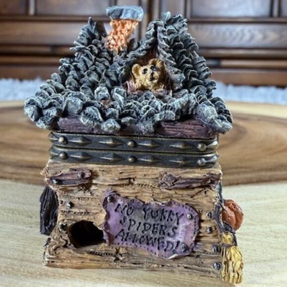 Vintage Boyds Bears Boris' Haunted House with Wiz McNibble Treasure Box #392114 - Picture 9 of 10